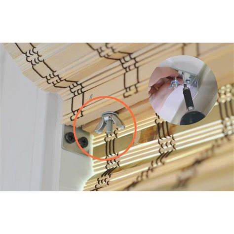 bamboo shade wingnut mount